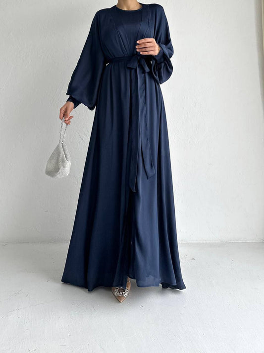 Mina Open Abaya Set